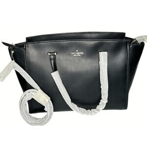 Kate Spade Patterson Drive Geraldine Black Pebbled Leather Hand Crossbody Bag